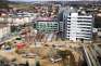 Constructorii au stabilizat dealul pentru construcţia parcării supraetajate de la Spitalul Judeţean din Oradea (FOTO / VIDEO)