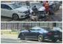 Cum s-a produs accidentul cu patru mașini de pe Calea Clujului din Oradea: Un tânăr la volanul unui Ford Mustang nu a oprit la „Stop”. A urmat un carambol