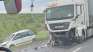 Accident cu 4 morți în Bihor! Un autoturism și un TIR s-au lovit pe DN 1, trafic blocat