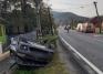 A depășit pe linie continuă. Accident grav pe DN1 Oradea - Cluj, cu două autoturisme și o motocicletă (FOTO)