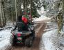 Doi soți din Bihor au ajuns la spital, după ce s-au răsturnat cu ATV-ul în pădure